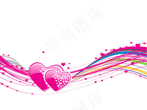 心心相依矢量eps,ai矢量模版下载