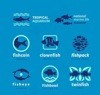 8款创意鱼标志