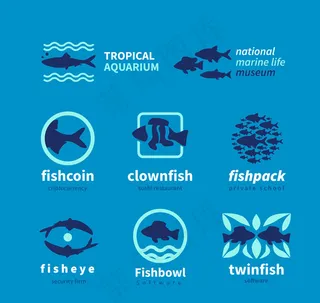 8款创意鱼标志