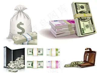 美金矢量素材