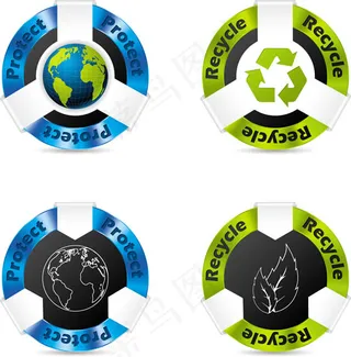 环保主题标贴
