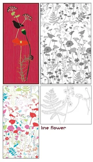 简单的和风植物,免抠元素