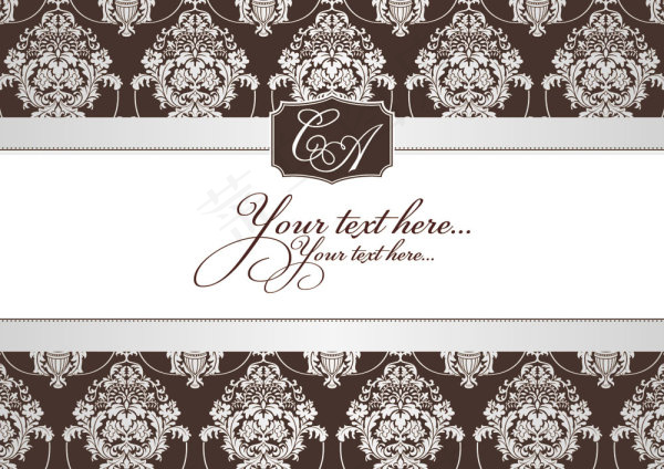 欧式花纹边框02