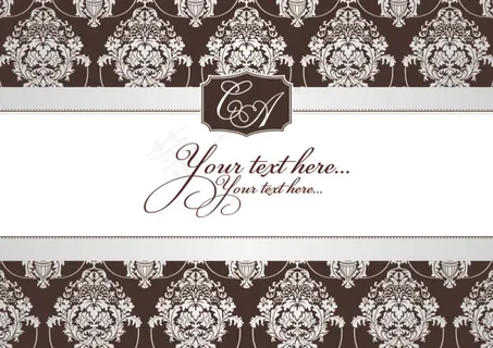 欧式花纹边框02