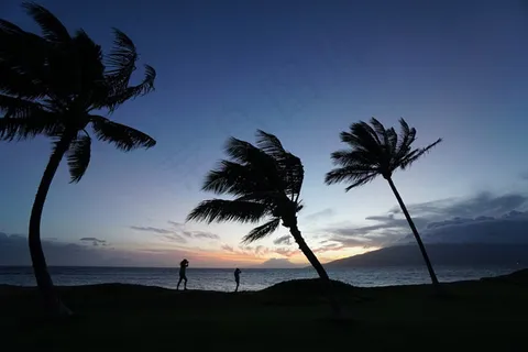 海边日落景观 海边日落景观