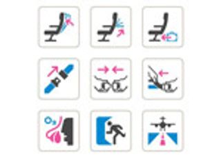 航空安全图标,免抠元素