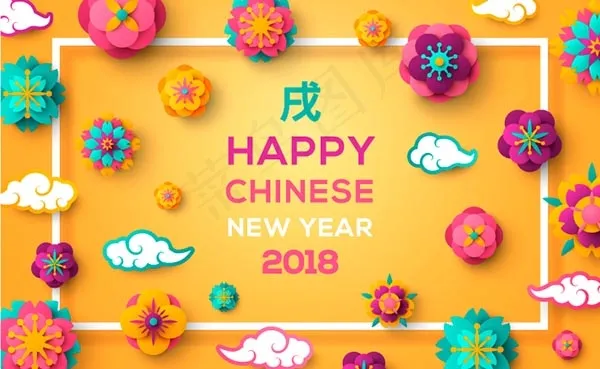 2018剪贴海报eps,ai矢量模版下载