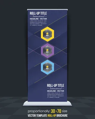 六角形元素X展架