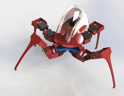 四角机械人模型