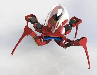 四角机械人模型