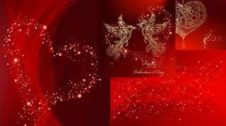 情人节背景矢量