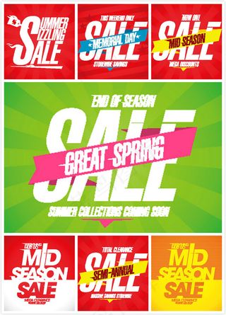 促销SALE设计矢量