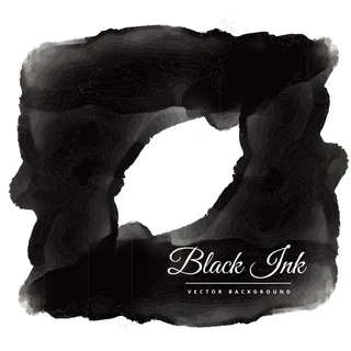 方形创意水墨背景