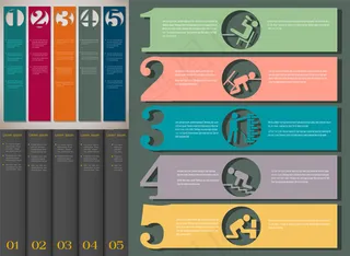 数字横幅标签,免抠元素