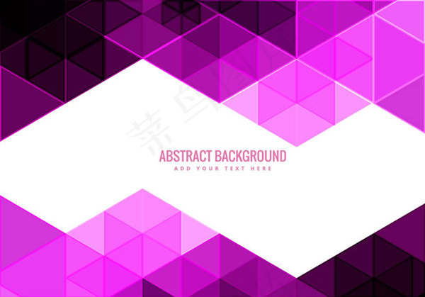 紫色三角拼接背景
