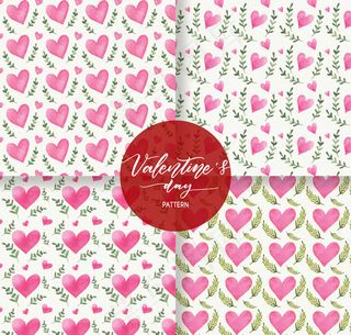 爱心和树枝背景