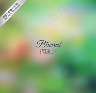 梦幻模糊背景矢量