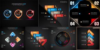 商务主题信息图表