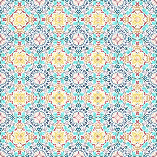 花纹图案背景eps,ai矢量模版下载