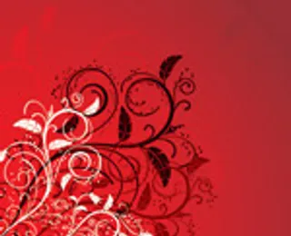 矢量时尚柔和花纹