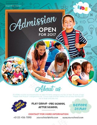 学校开放日海报