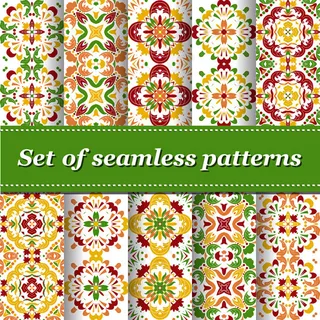 精美花纹无缝背景