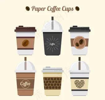 纸质外卖咖啡杯