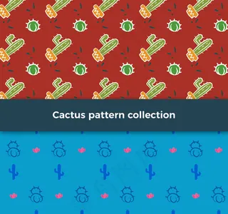 仙人掌无缝背景