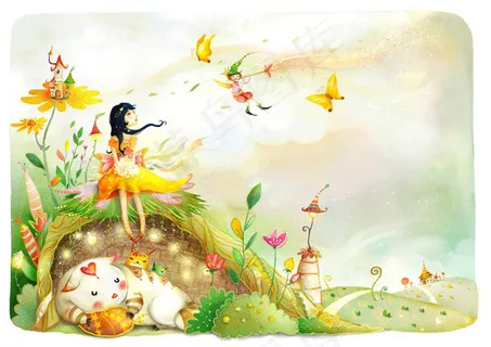 卡通梦幻插画
