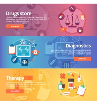 医疗保健网页横幅