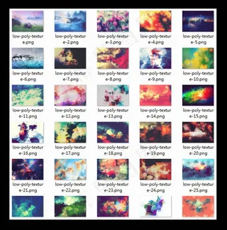 炫酷菱形海报背景