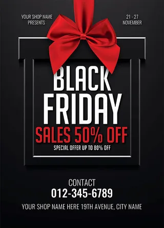 黑色星期五海报