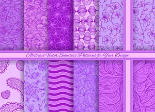 紫色系花纹背景