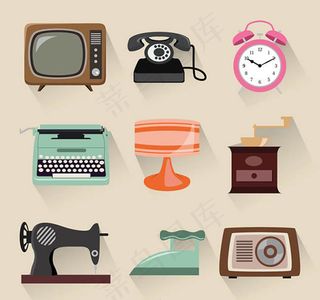 生活用品图标,免抠元素