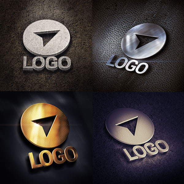 烫金立体标志模板