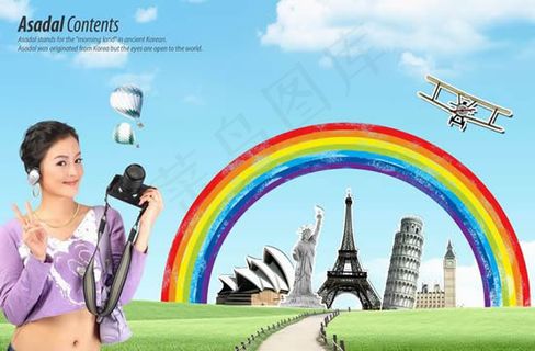 浓缩世界旅游海报 浓缩世界旅游海报