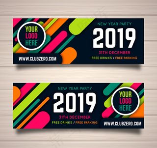 新年派对banner