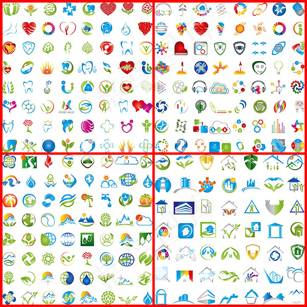 logo设计元素eps,ai矢量模版下载