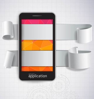 手机元素信息图表