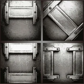 创意旧金属背景