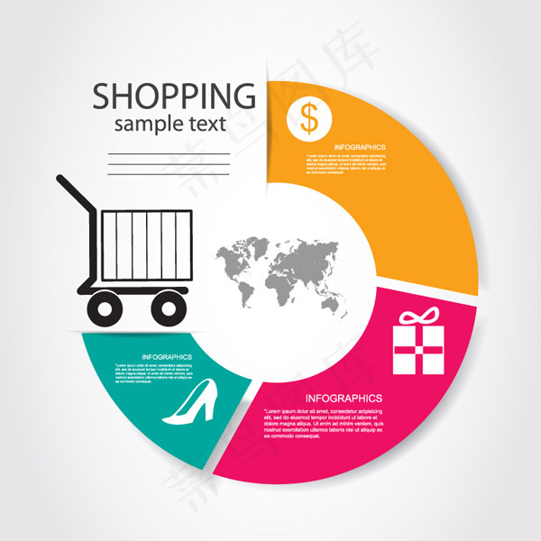 创意购物信息图