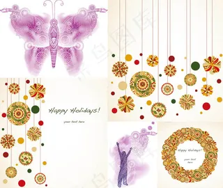 花纹装饰元素,免抠元素