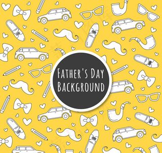 父亲节元素背景