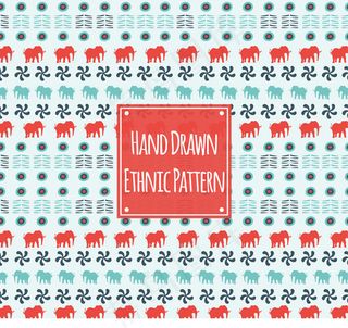 部落文化图案背景