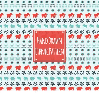 部落文化图案背景