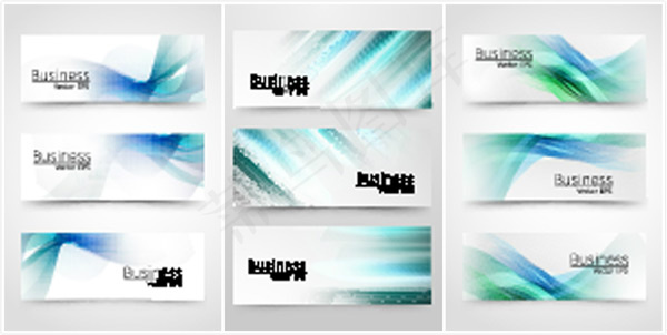 彩色线条BANNERSeps,ai矢量模版下载