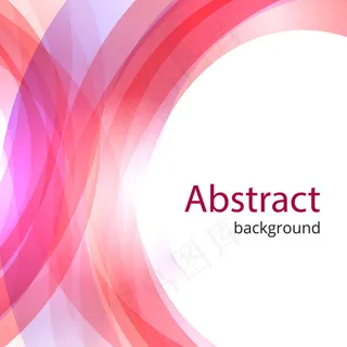 玫红波浪抽象背景