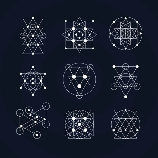 抽象几何图标,免抠元素eps,ai矢量模版下载