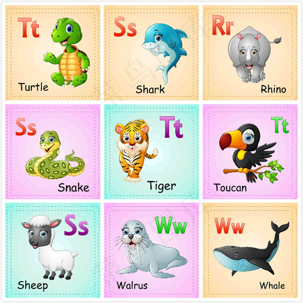 儿童英文识字卡