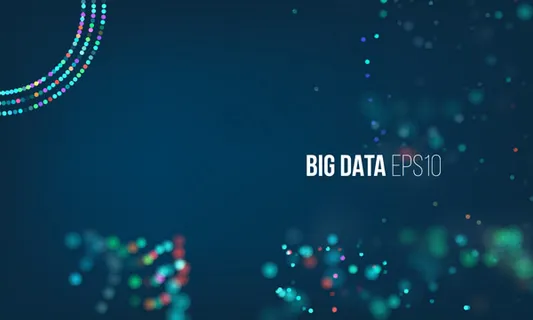 多彩粒子背景 多彩粒子背景